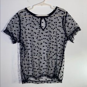 Never worn see through top